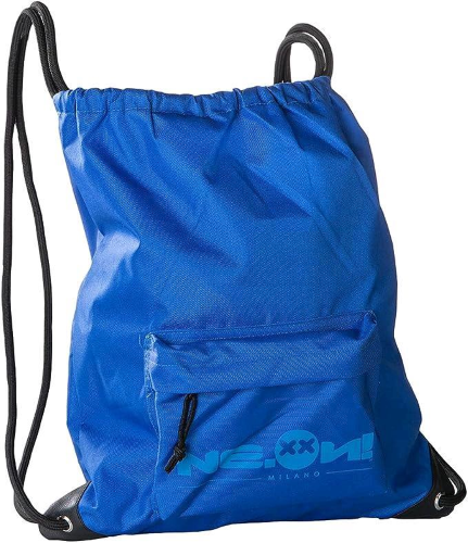 NEON GYM SACK SACCHETTA IN TESSUTO REFLECTIVE ECOSOSTENIBILE 37X43 CM BLU